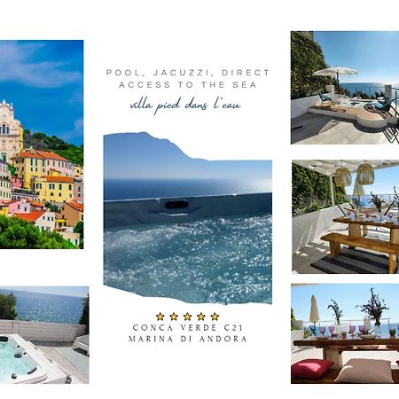 Conca Verde C21- Beach Front Little Villas Pool, Private Jacuzzi Sea View Marina dʼMarina dʼAndora Exteriör bild